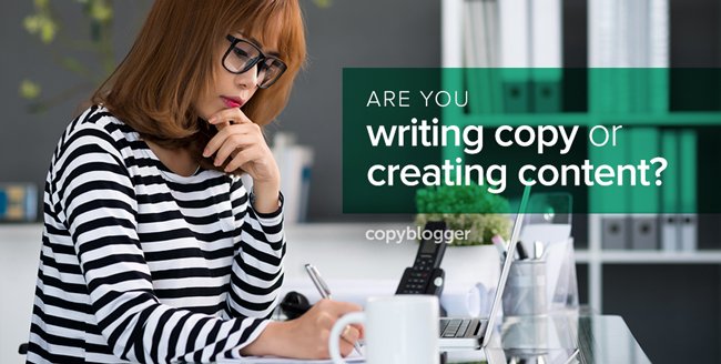 Qual é a diferença entre marketing de conteúdo e Copywriting?