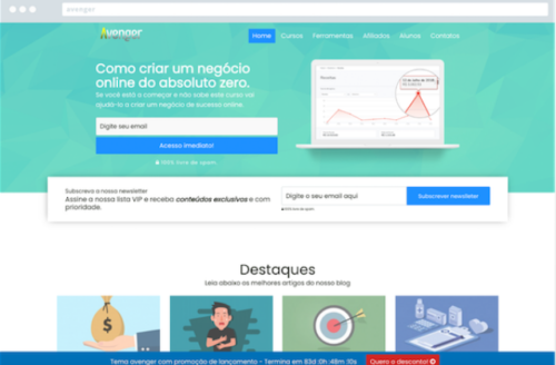 Tema WP Avenger – Melhor Tema WordPress Para Afiliados