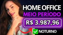 TOP 7 Empresas Para Trabalhar MEIO PERÍODO em Casa A NOITE – HOME OFFICE NOTURNO